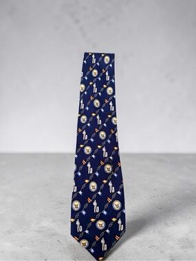 US Navy Silk Tie made for US NAVY memorial foundation military eclecticgrandpa